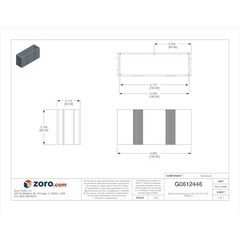 Box Enclosures B4-080Bk Screws Electrical Enclosures, 3.16 In H, 2.11 In D,