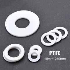 PTFE Washer / Spacers 2mm/3mm Thick Flat Ring Washer Seal Gaskets 18mm-219mm ID