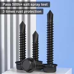 VGBUY 150Pcs Self Drilling Screws Assortment Kit, 410 Stainless Steel Self Tappi