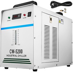VEVOR Laser Industrial Water Chiller Tool CW5200/5000/3000 for Engraver Cutter