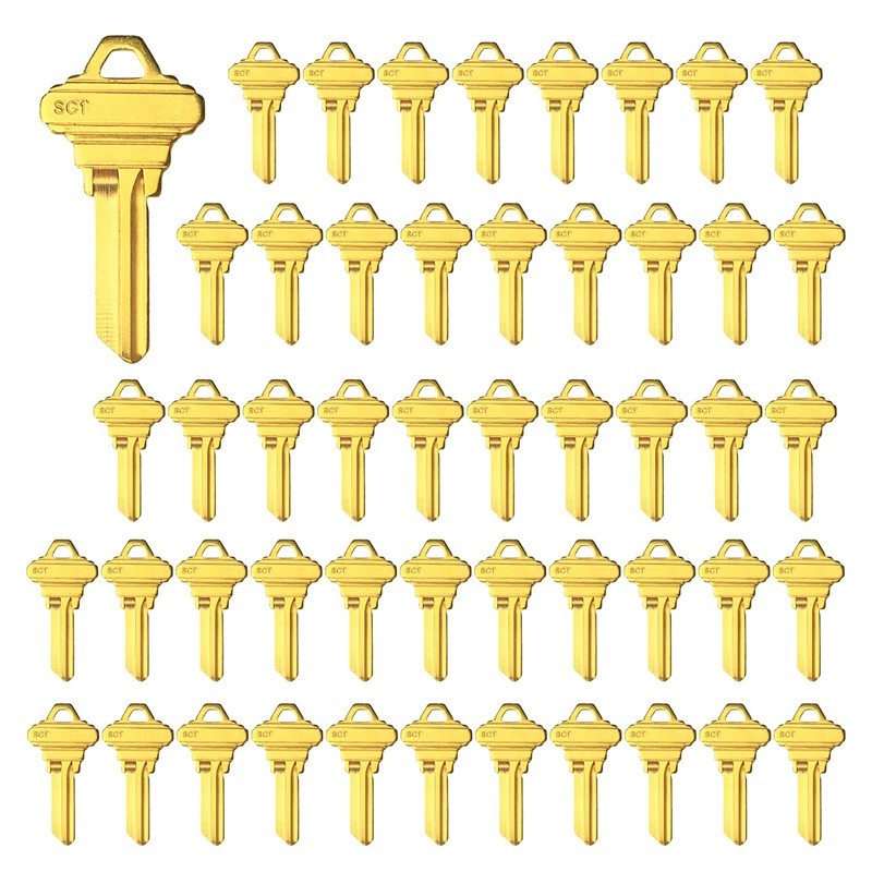 50PCS SC1 Brass Key Blanks