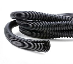 25Ft 1/2″ Marine Grade Conduit Car Home Tubing Split Wire Loom Black Sleeve tube