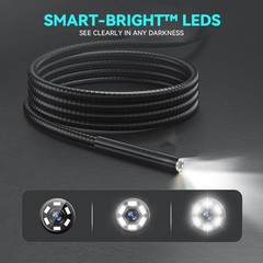 10ft 5ft Endoscope Camera 2Way 360° Industrial Inspection Articulating Borescope