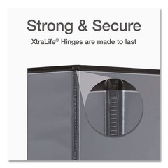 Cardinal 10341 Premier Easy Open ClearVue Locking Slant-D Ring Binder – BLK New