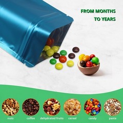 Multi-Color & Sizes Matte Two Sided High Quality Foil Stand up Zip Lock Bag M