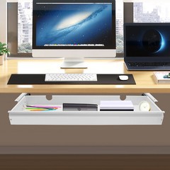 Under Desk Mounted Sliding Pull-out Drawer for Sit Stand Workstation