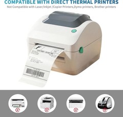 250 Labels 1 Roll 4×6 label Zebra 2844 Eltron Direct Thermal Shipping Printer