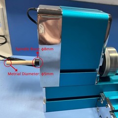 Mini Metal Lathe Machine For DIY hobbyist Educational Projects