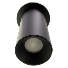 USAI LIGHTING BEVELED MINI CYLINDER SURFACE MOUNT LED DOWNLIGHT, 35K 120V, BLACK