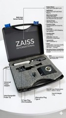 Zaiss Cordless Perfect Streak Retinoscope with desk top rechargeable sysytem