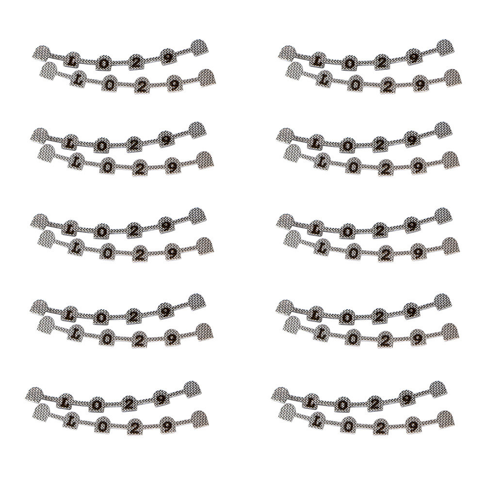 10 packs Dental orthodontic lingual Retainer Bonding splints with mark L29# US