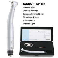US COXO Dental High Speed Air Turbine Handpiece LED Fiber Optic 45 Degree KaVo