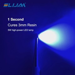 Dental Cordless 1S LED Light Cure Lamp Metal Head LED Curing Light 360° 4 Modes