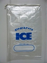 CLEAR & PURE ICE 8 LB DRAWSTRING ICE BAGS *100 COUNT*