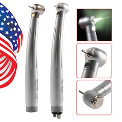 Dental Fiber Optic LED E-generator high speed handpiece Turbine 2Hole/4Hole