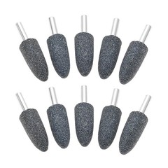 10Pcs 16mm Mounted Grinding Stones, Cone Shape Aluminum Oxide Polishing Abras…