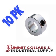5/8” bore set shaft collar, zinc plated FREE standard shipping! 10 PCS