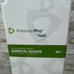 Ansell Premier Pro Polyisoprene Ortho Surgical Gloves *1 CASE* Size 6 *See Date*
