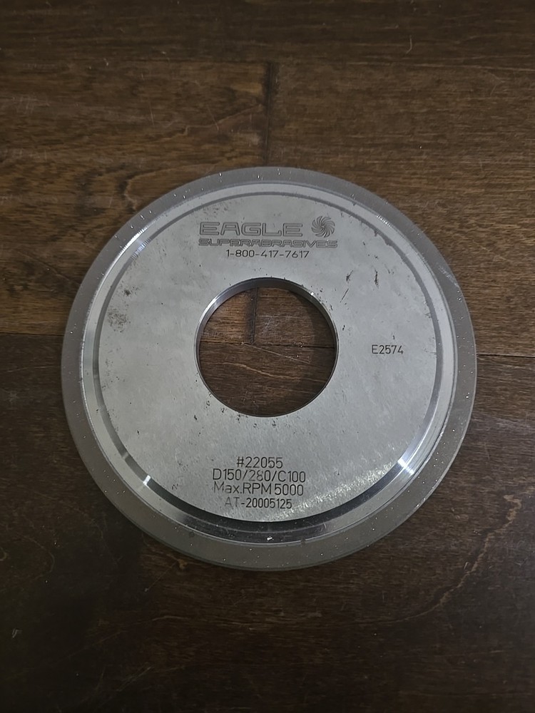 Eagle Superabrasives 6″ Diamond Wheel D150/280/C100 2205