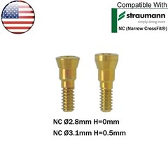 US Dental Healing Abutment NC/RC Closure Caps Compatible Straumann ITI BL/BLT