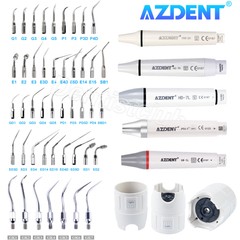 Dental Ultrasonic Scaler Handpiece/Tips/Wrench/fit EMS Woodpecker/DTE/SATELEC
