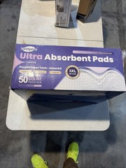 Heavy Duty Bed Pads 30×36, 50 Ct Purple Underpads