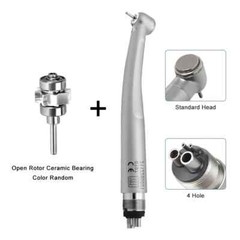 Dental Fiber Optic LED E-generator high speed handpiece Turbine 2 Holes 4 Holes