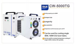 CW 5200AH CW-3000 Industrial Laser Machine Water Chiller for CNC Spindle Cooling