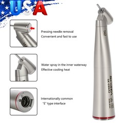 Dental 1:4.2 Increasing LED Contra Angle Surgical 45° Fiber Optic Handpiece