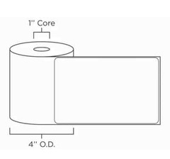 4 Rolls 4×6 Direct Thermal Shipping Labels – 250 per roll – 1000 labels