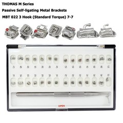 Dental Self Ligating Brackets Orthodontic Ceramic Metal Roth MBT Damon Empower