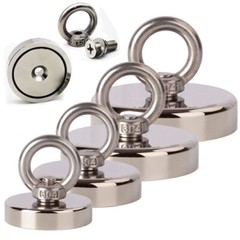 upto 1000 LBS Fishing Magnet Pull Force Heavy Duty Strong Neodymium Rare Earth