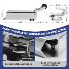 🔥2026 FOR KASON 1094 SURECLOSE HYDRAULIC DOOR CLOSER W/ FLUSH TO 3/4 INCH HOOK