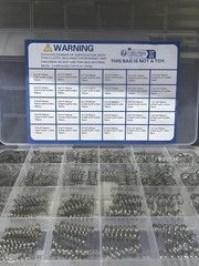 315-Piece Compression Spring Assortment Kit, 30 Sizes Small Springs Set, Stainle