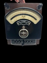 WWII Yokogawa JEC-47 Denki Y.E.W. Tokyo Japan Type DC Wattmeter Volt Meter DPW