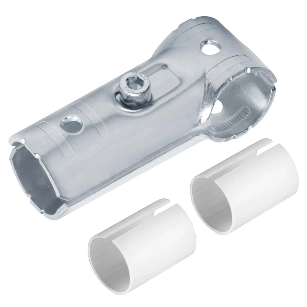 20 Sets T Pipe Connector Tee Clamp Fittings, Fits 12 EMT Conduit with PE Ad