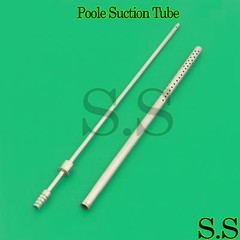 Medical Surgical Poole Straight Suction Tube 9.25″ Width 10mm Pro Instruments