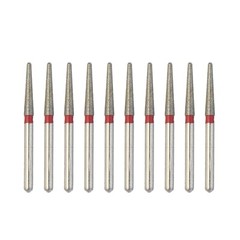 Dental Burs Diamond FG High Speed Round End Taper Fine Grit Red TR-13F 856/016F