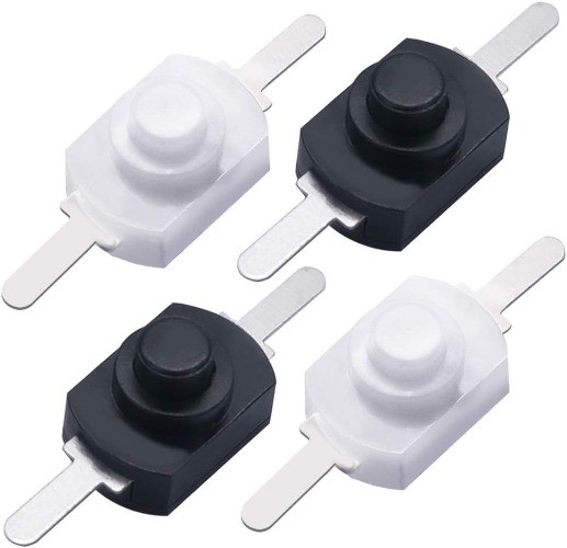50pcs Self Lock Micro Push Button Switch DC 30V 1A SMD Flashlight Lamp Wall