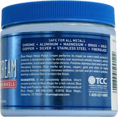 Blue Magic 500-06 Metal Polish Cream Non-Abrasive Tarnish and 19 3/8 Ounce