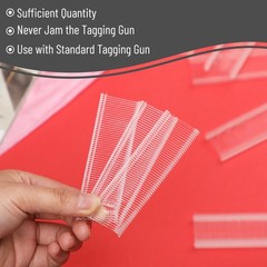 Tag Gun Fasteners 1 Inch Barbs 5000 Pcs White Clothing Labeling Bulk Pack