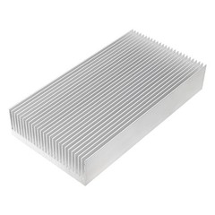 Xnrtop Silver Tone Aluminium Radiator Heatsink Heat Sink 150x80x27 mm， 6″ x…