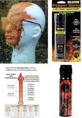 WILDFIRE STICKY GEL Fliptop Pepper Spray, 1.4 % MC, 4.0 oz 10 % OC 2 Million SHU