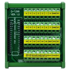Professional Grade DIN Rail Terminal Block for Arduino – Durable Brass Design