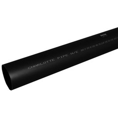 Charlotte Pipe ABS Plus APA 17300 0600 Pipe, 3 in, 10 ft L, DWV, SCH 40 Schedule