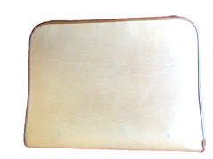 Vintage 1950’s Leather Zippered Binder Brown/Tan Cow Hide 2″ 3-Ring Made IN USA