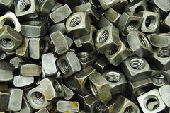 (75) Unplated 5/8-11 Square Nuts – Coarse Thread – Plain Steel