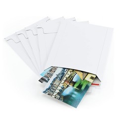 Rigid Photo Mailers 300gsm Cardboard Self Seal with Easy Open Tear Strip 100-400