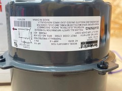 OEM Trane Condeser Fan Motor MOT18731 1/4HP 230/200V 1.6A 1075RPM .5×3″ Shft 42Y