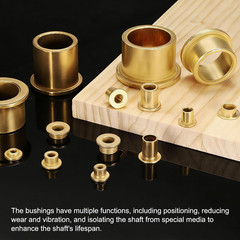 8Pcs Flange Sleeve Bearings, 12Mm Bore X 18Mm OD X 8Mm Length, Self-Lubricating